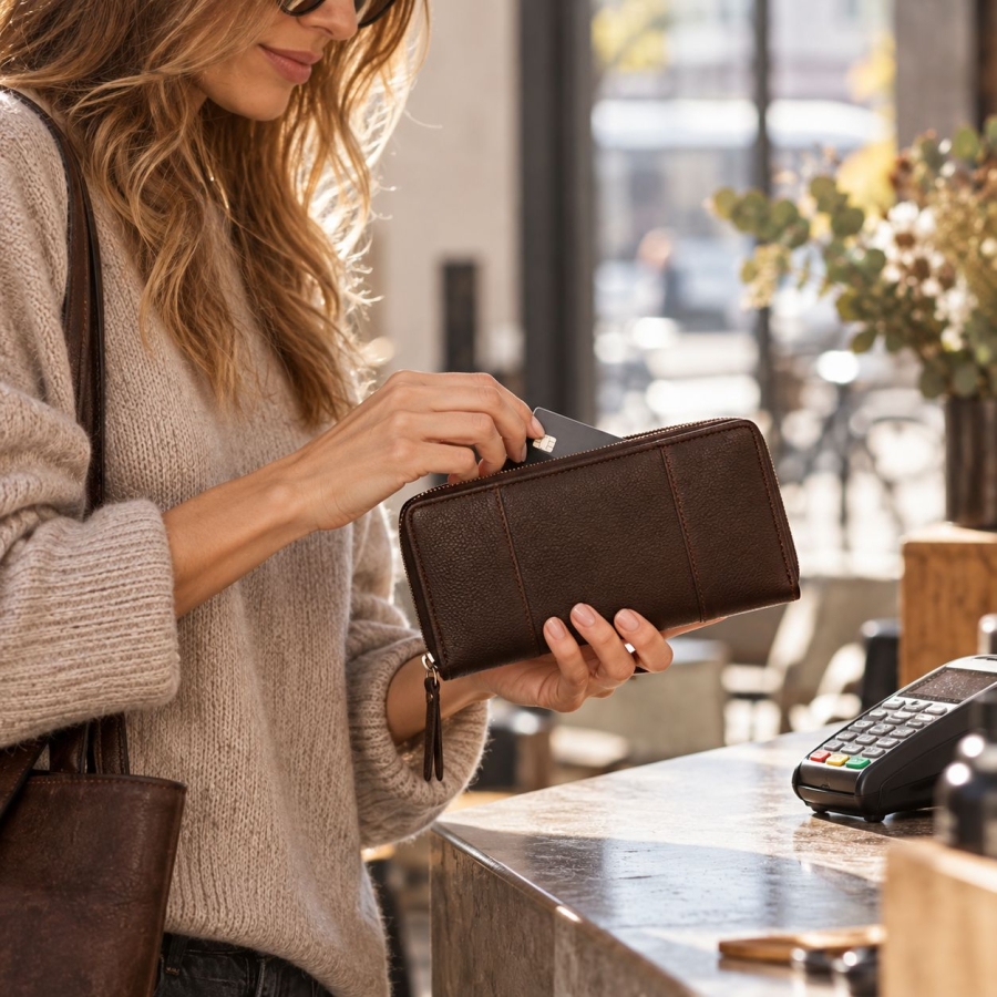 ZIP WALLET ESPRESSO